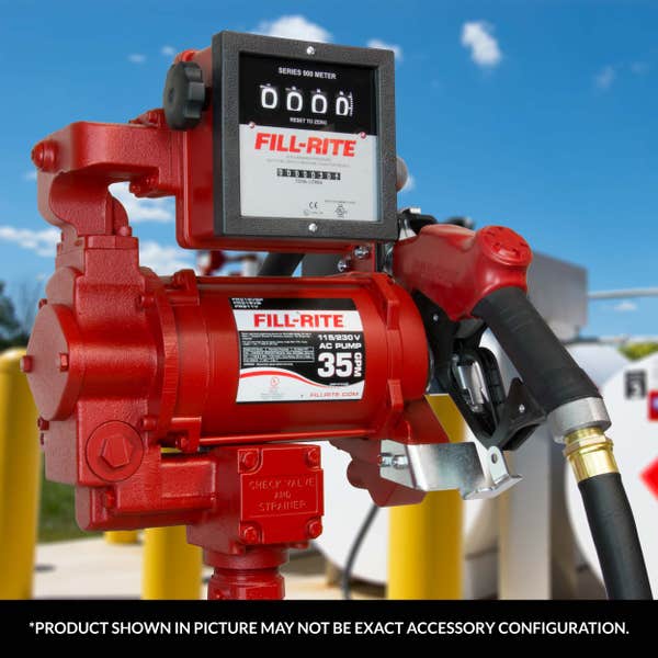 Fill-Rite 23-151 LPM, 1",  4-Digit Mechanical Fuel Transfer Meter, Liters - 901CL | RogueFuel.ca