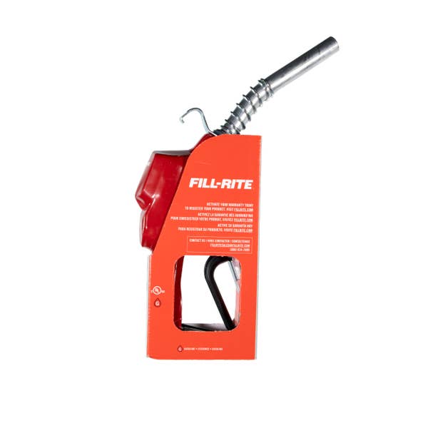 Fill-Rite 3/4" Automatic Gasoline Spout Nozzle (Red) - N075UAU10 | RogueFuel.ca