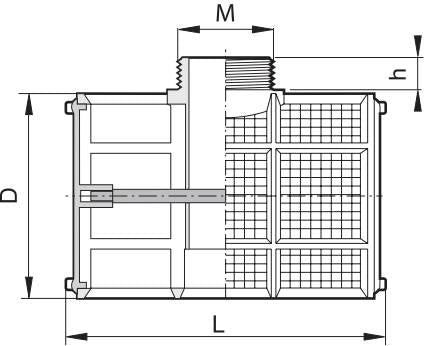 AGRAG 2" Foot Valve Screen - 304371 | RogueFuel.ca
