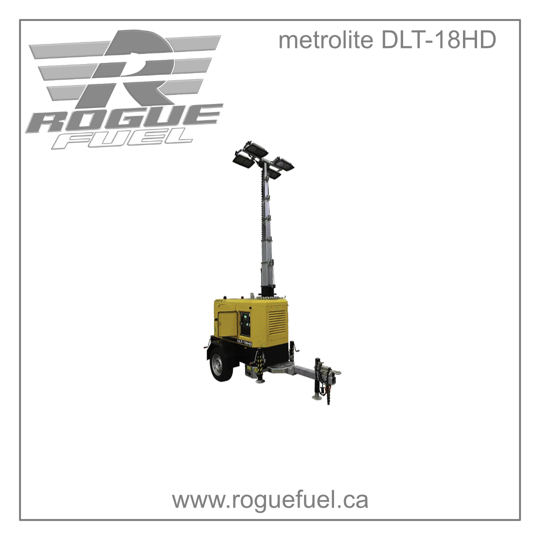 Metrolite DLT-18HD 18kVA Diesel Light Tower | Roguefuel.ca 