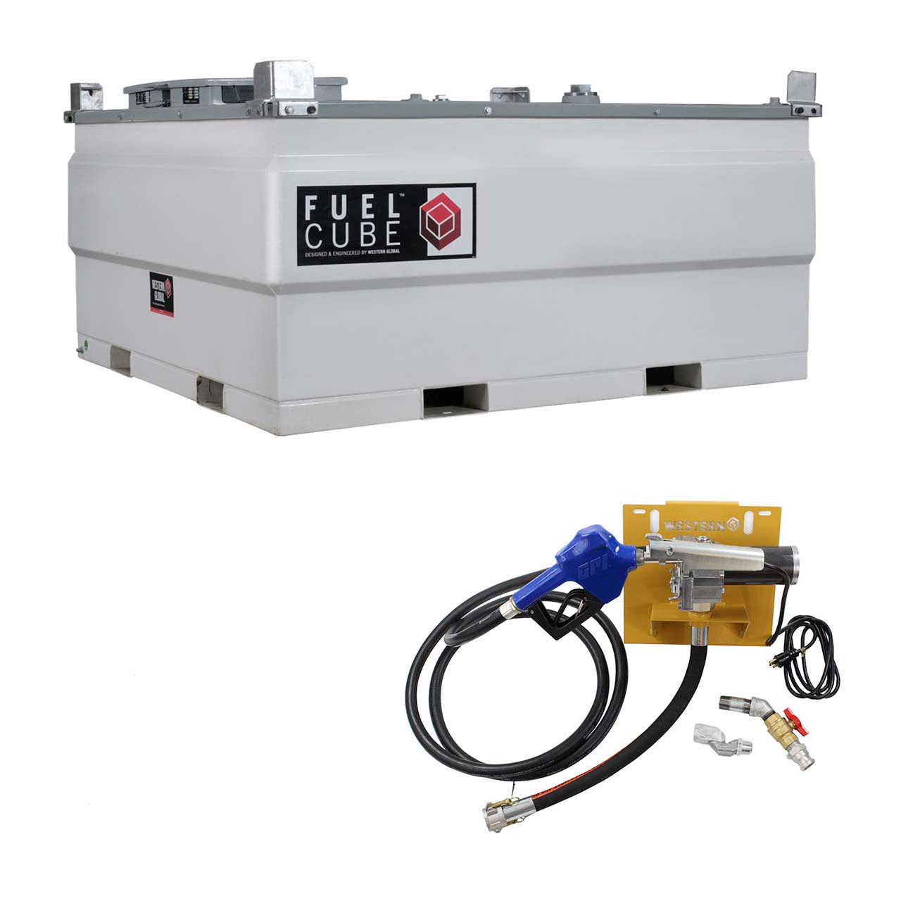 FUELCUBE 1016G/ 3846L Stationary Fuel Storage Tank Kit 115V/20GPM - FCP1000 | RogueFuel.ca