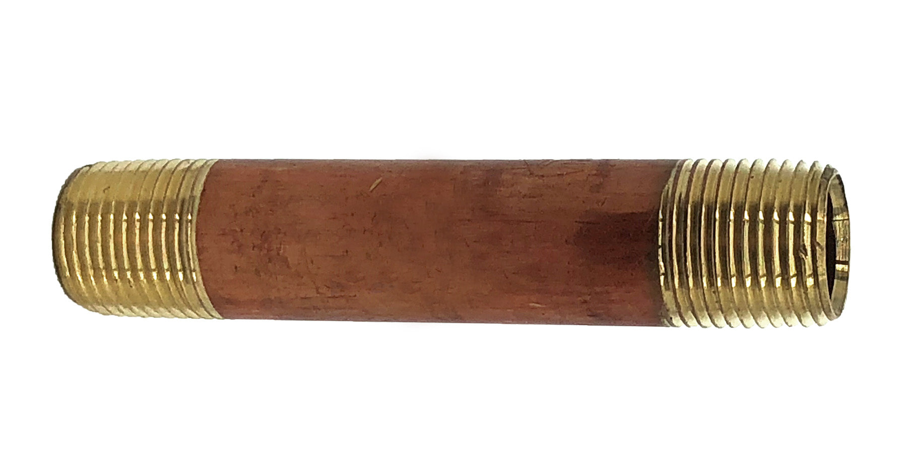 Fairview Red Brass Pipe Nipple;3/4 MPTx4in Item #: FVF-113RED-E4 | RogueFuel.ca