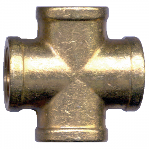 Fairview Cross;1/2 FPT;Lead Free Brass Item #: FVF-LF-102-D | RogueFuel.ca