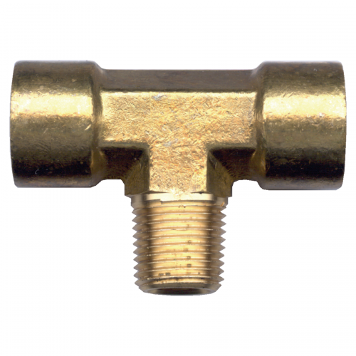 Fairview Brass Tee;1/4 FPTx1/4 FPTx1/4 MPT Item #: FVF-106-B | RogueFuel.ca