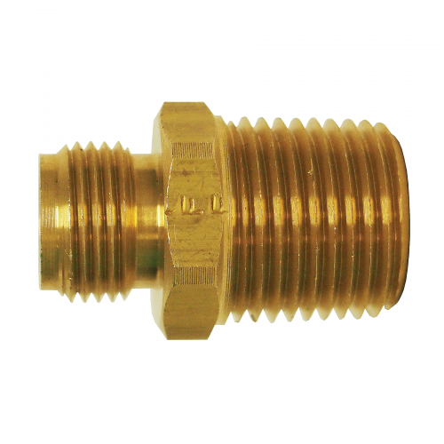 Fairview Connector;3/8 MSPx3/8 MPT Item #: FVF-134-CC | RogueFuel.ca