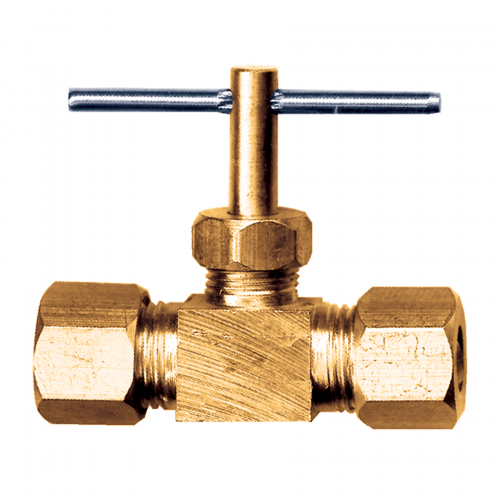 Fairview Comp Needle Valve;1/4;Lead Free Brass Item #: FVF-LF-3062-4 | RogueFuel.ca