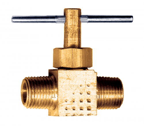 Fairview Needle Valve;1/8 MPT;Lead Free Brass Item #: FVF-LF-3122-A | RogueFuel.ca