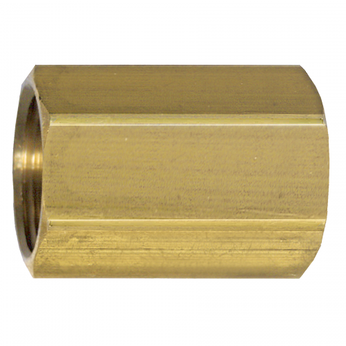 Fairview Brass Coupling;3/8F.SAE Item #: FVF-32-6 | RogueFuel.ca