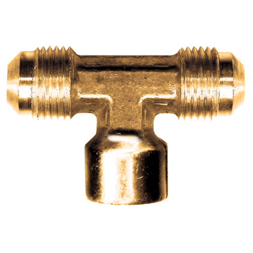 Fairview Brass Tee;3/8M.SAEx1/4FPT Item #: FVF-36-6B | RogueFuel.ca