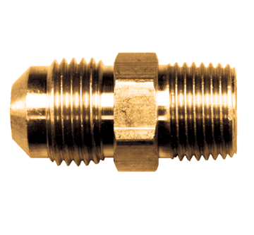 Fairview Brass Flare Adptr;1/4MJICx1/4MPT Item #: FVF-3748-4B | RogueFuel.ca