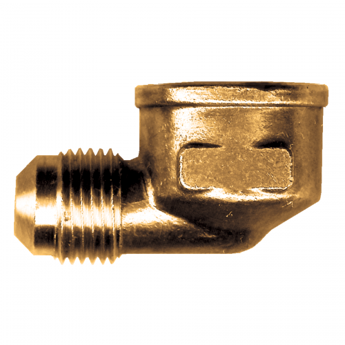 Fairview Brass 90 Elbow;1/2M.SAEx1/4FPT Item #: FVF-50-8B | RogueFuel.ca