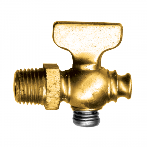 Fairview Shut-Off;Drain;1/4MPT;Hex/T Handle Item #: FVF-6125-B | RogueFuel.ca