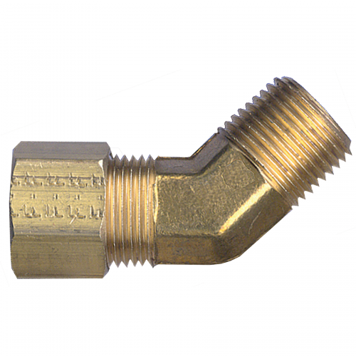 Fairview Brass Comp 45 Elbow;5/8x1/2 MPT Item #: FVF-74-10D | RogueFuel.ca