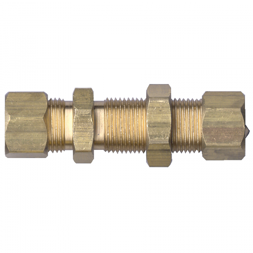 Fairview Brass Comp Bulkhead Union;1/4 Item #: FVF-77-4 | RogueFuel.ca