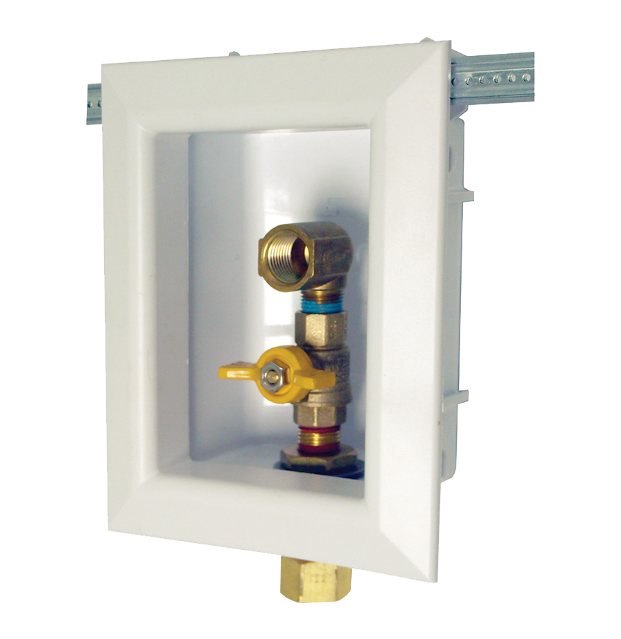 Fairview Gas Appliance Connection;Interior Recessed;1/2FPT Item #: FVF-NGO-INT-D | RogueFuel.ca