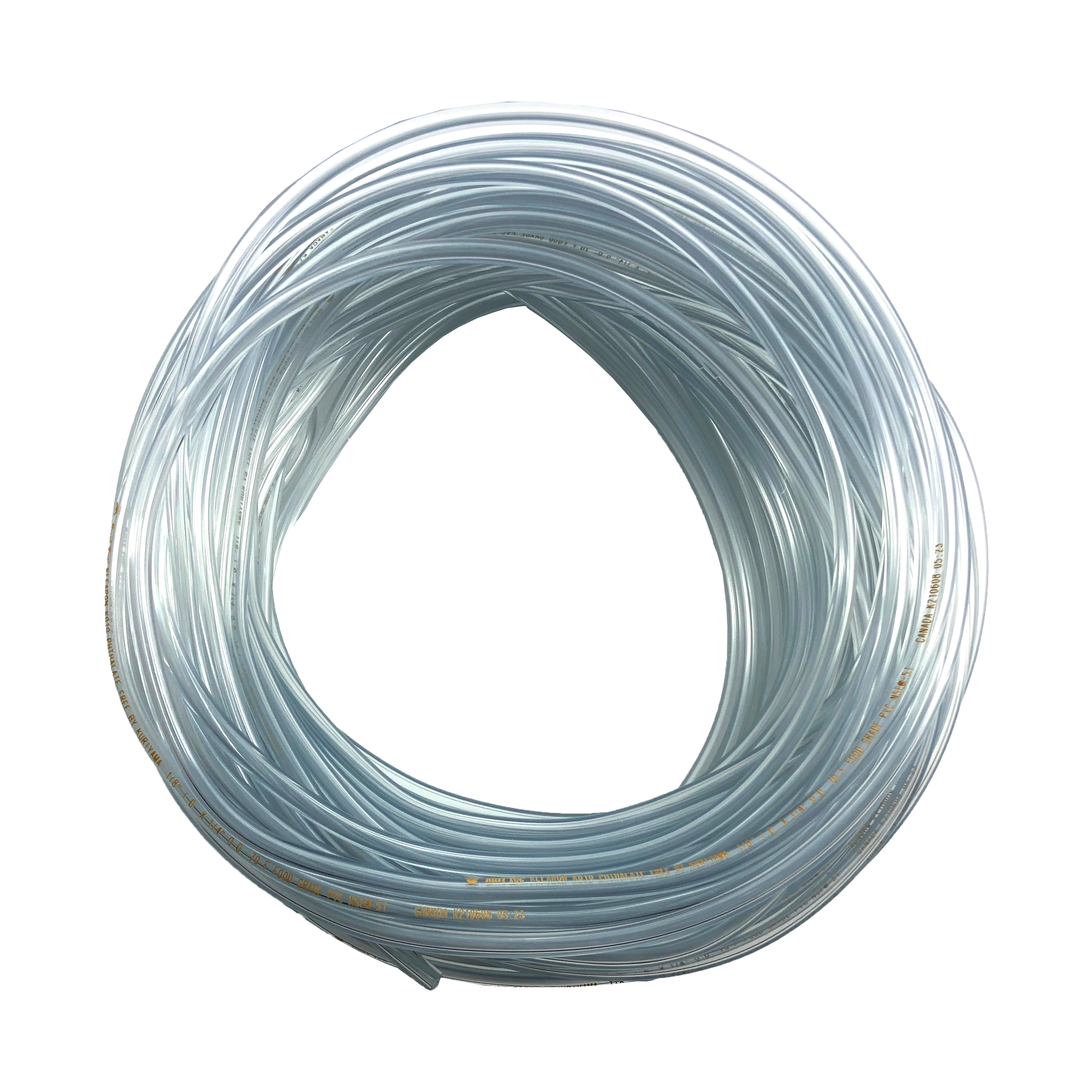 Fairview 3/8 ODx1/4 ID Clear PVC Tube;100ft Item #: FVF-JFT-64-100 | RogueFuel.ca