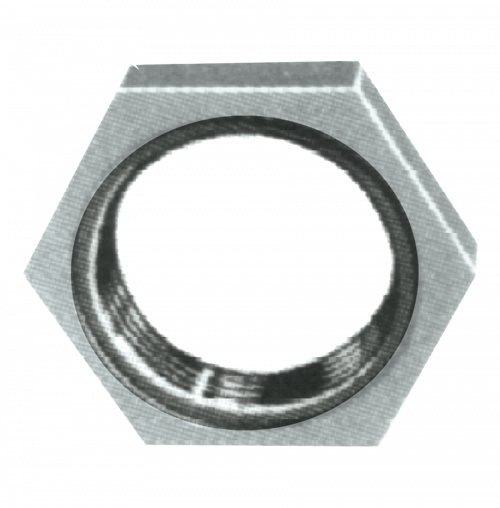 Fairview Galvanized Iron Locknut;1/2FPT Item #: FVF-GI-111-D | RogueFuel.ca