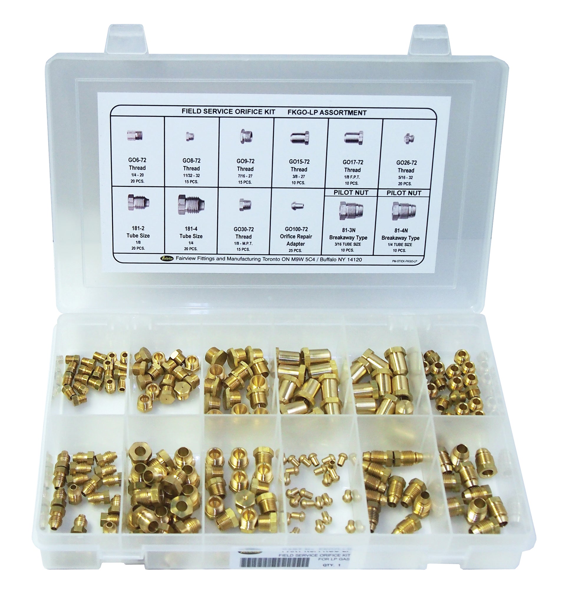 Fairview Nat. Gas Service Field Kit Item #: FVF-FKGO-NG | RogueFuel.ca