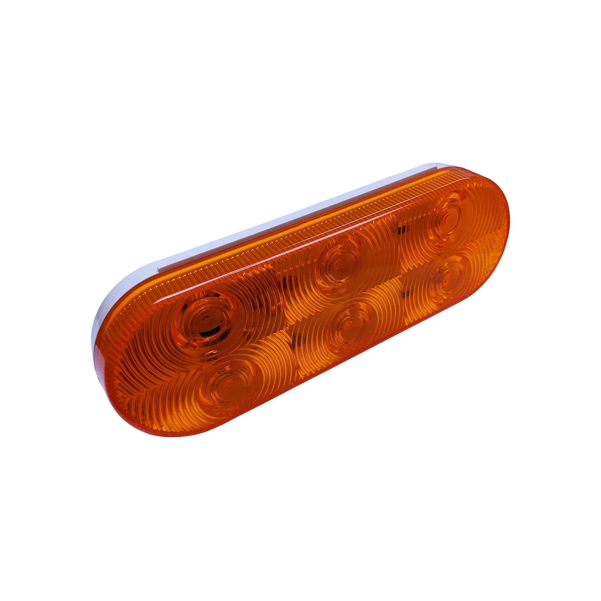 Uni-Bond LIGLED2238H-6A Heated LED 6" Oval Signal Lamp - Amber | RogueFuel.ca