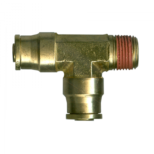 Fairview DOT PTC Tee;1/4x1/4MPTx1/4 Item #: FVF-PC1471-4B | RogueFuel.ca