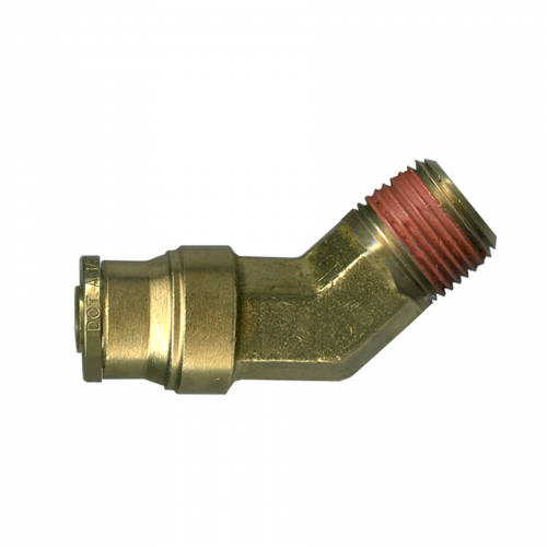 Fairview DOT PTC 45Elbow;3/8x3/8MPT Item #: FVF-PC1474-6C | RogueFuel.ca