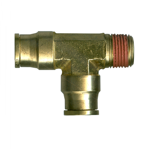Fairview Push-Connect Tee;1/4x1/4MPTx1/4 Item #: FVF-PC71-4B | RogueFuel.ca
