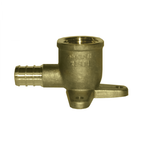 Fairview Pex Mounting Elbow 3/4x3/4FPT;Lead Free Brass Item #: FVF-LF-PEX-S139F-14E | RogueFuel.ca