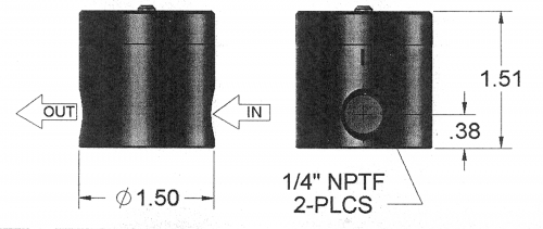 Fairview Pressure Protection Valve;1/4FPT Item #: FVF-PPV90PC-60/65-6C | RogueFuel.ca