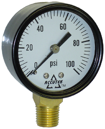 Fairview 0-100PSI Dry Gauge;1.5in Face;1/8MPT Stem Item #: FVF-PG-100SD15 | RogueFuel.ca