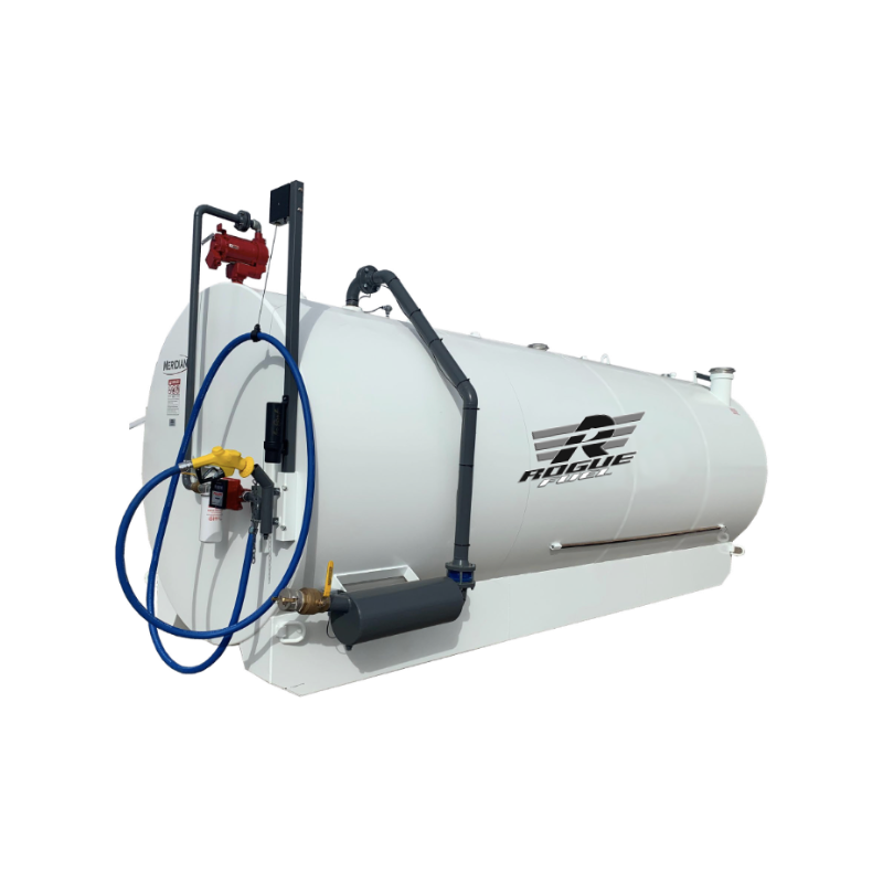 Rogue Fuel| Meridian - 25,000 Litre/ 5,500 Gallon Double Wall Econo Skidded Fuel Tank Complete Package - Model#: RF64089CP