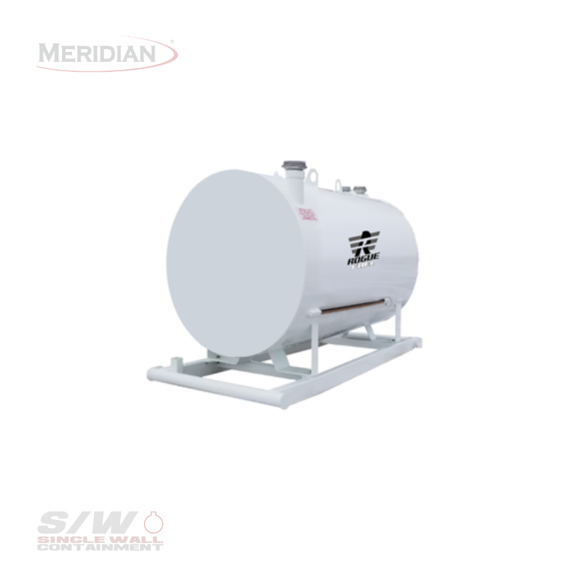 Rogue Fuel| Meridian - 2,300 Litre/ 500 Gallon Single Wall Utility Fuel Tank & Skid - Model#: RF64150TS | RogueFuel.ca | Munro Industries Sturgeon County, Alberta