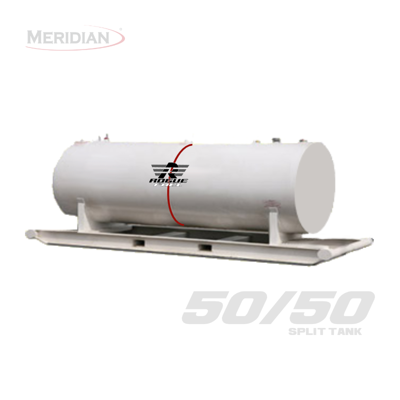 Rogue Fuel| Meridian - 4,595 Litre/ 1000 Gallon Double Wall 50/50 Split Fuel Tank & Skid, Fully Welded Saddle - Model#- RF98109TSFP | RogueFuel.ca | Munro Industries Sturgeon County, Alberta
