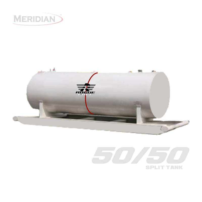 Rogue Fuel| Meridian - 4,595 Litre/ 1000 Gallon Double Wall 50/50 Split Fuel Tank & Skid, Fully Welded Saddle - Model#- RF98109TS | RogueFuel.ca | Munro Industries Sturgeon County, Alberta