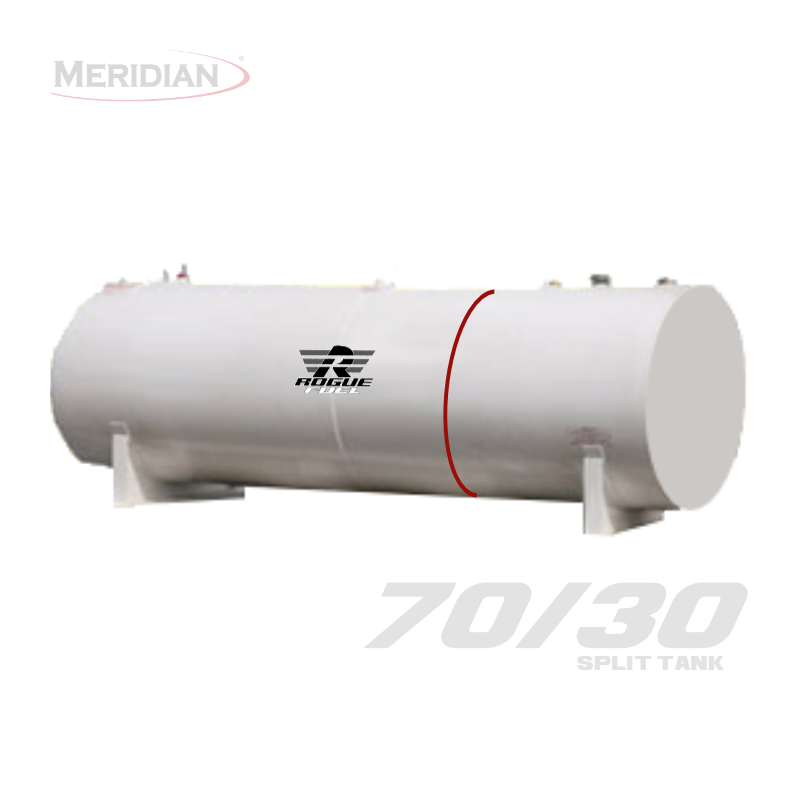 Rogue Fuel| Meridian - 4,595 Litre/ 1000 Gallon Double Wall 70/30 Split  Fuel Tank, Fully Welded Saddle - Model#- RF98108 | RogueFuel.ca | Munro Industries Sturgeon County, Alberta
