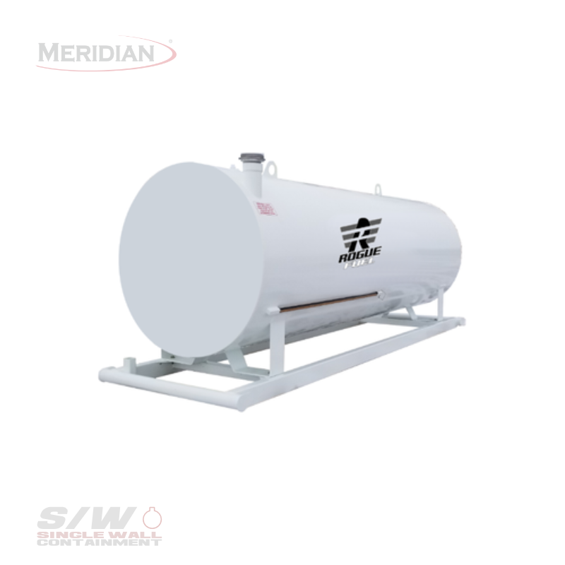 Rogue Fuel| Meridian - 4,600 Litre/ 1000 Gallon Single Wall Utility Fuel Tank & Skid - Model#- RF64170TS | RogueFuel.ca | Munro Industries Sturgeon County, Alberta