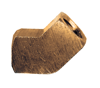 Fairview Brass 45 Elbow;1/4 FPT;Xtruded Item #: FVF-X105-B | RogueFuel.ca