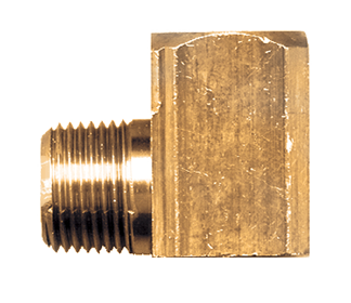 Fairview Brass 90 Elbow;1/2 FPTx1/2 MPT;Xtruded Item #: FVF-X115-D | RogueFuel.ca
