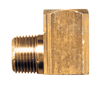 Fairview Brass 90 Elbow;1/4 FPTx1/8 MPT;Xtruded Item #: FVF-X115-BA | RogueFuel.ca