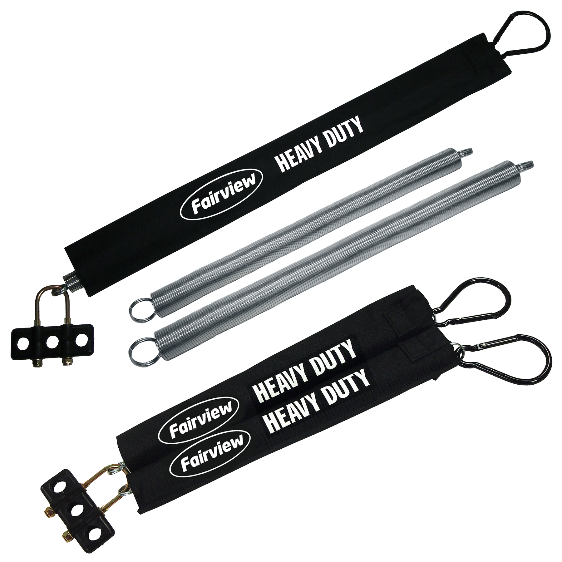 Fairview Dual Hose Support Spring Kit, 25in;Pkg Item #: FVF-HAB-SPRING-25-TKP2 | RogueFuel.ca