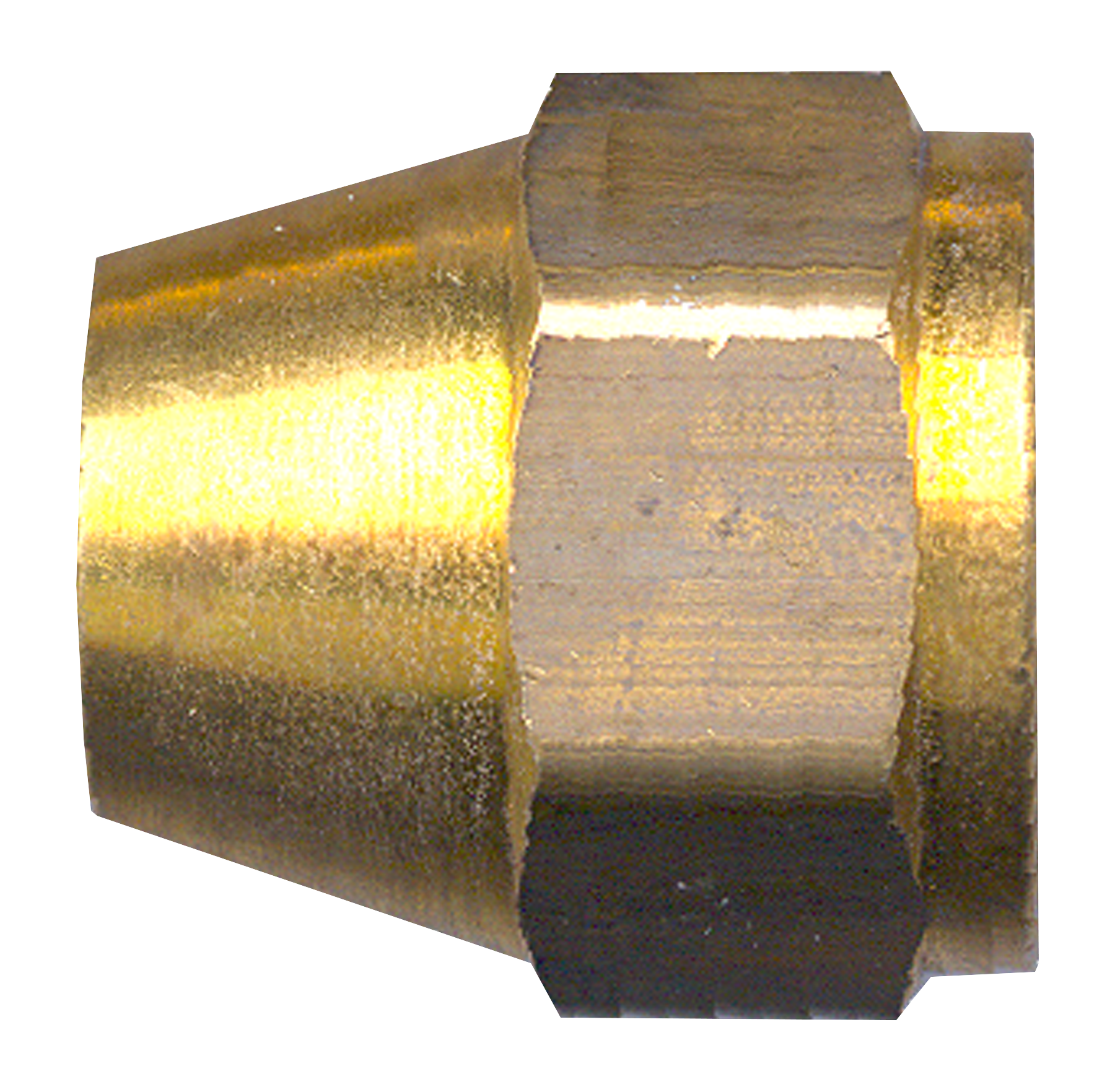 Fairview Brass Milled Nut;1/4 F.SAE Item #: FVF-41S-4 | RogueFuel.ca