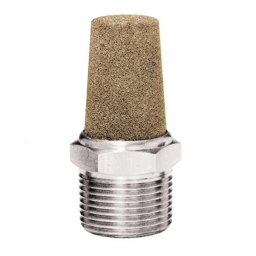 Fairview Exhaust Muffler;1/8 MPT Item #: FVF-BEM-A | RogueFuel.ca