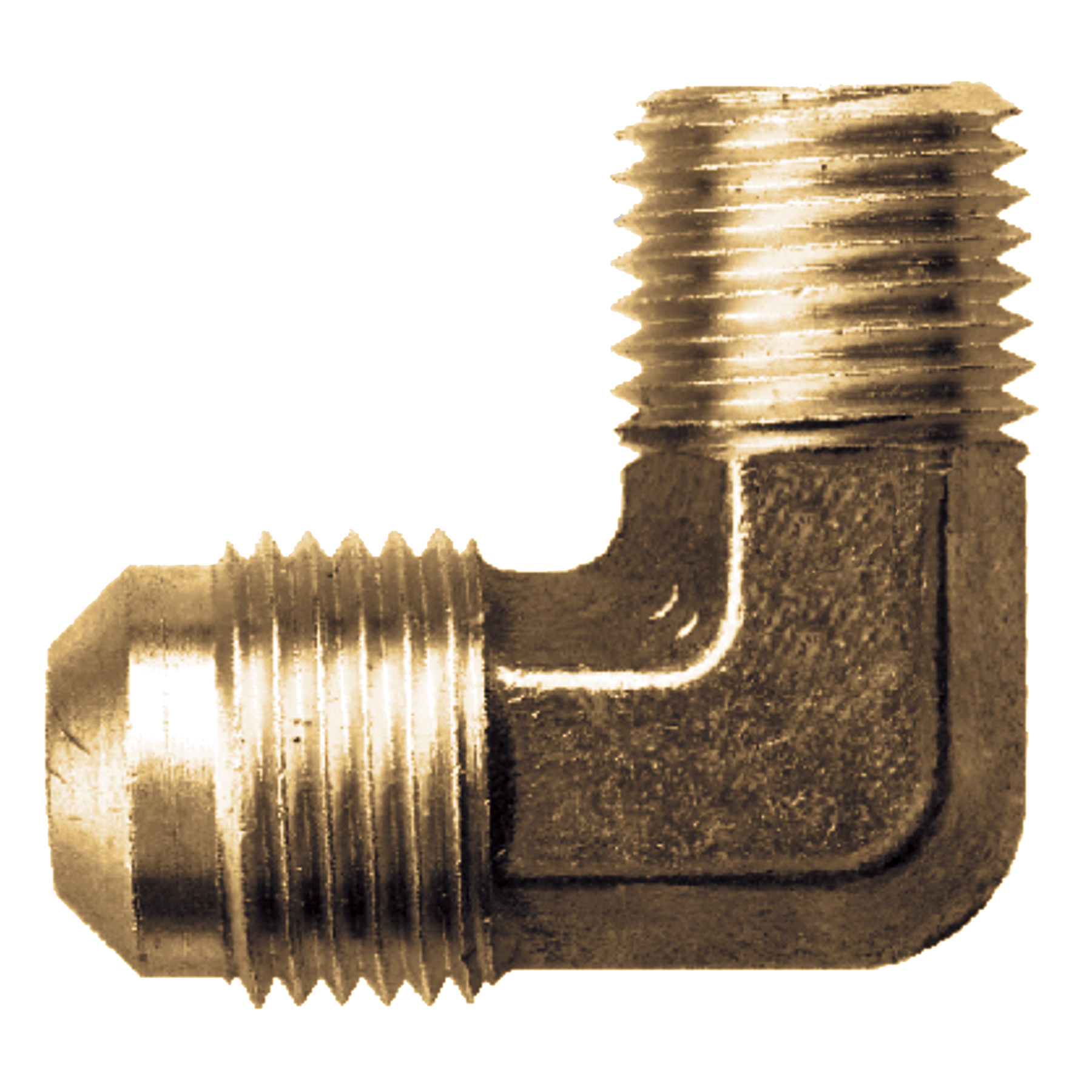 Fairview 90 Elbow;1/4 Flarex1/4 MPT;Lead Free Brass Item #: FVF-LF-49-4B | RogueFuel.ca