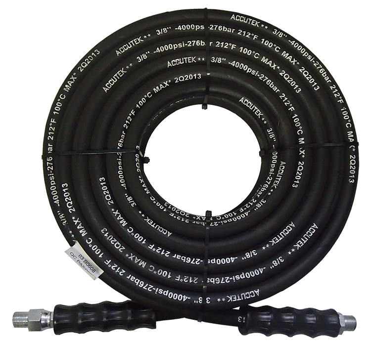 Fairview 3/8 ID 4000 PSI P.Wash Assy;Black;100ft Item #: FVF-PW2A-6-100 | RogueFuel.ca