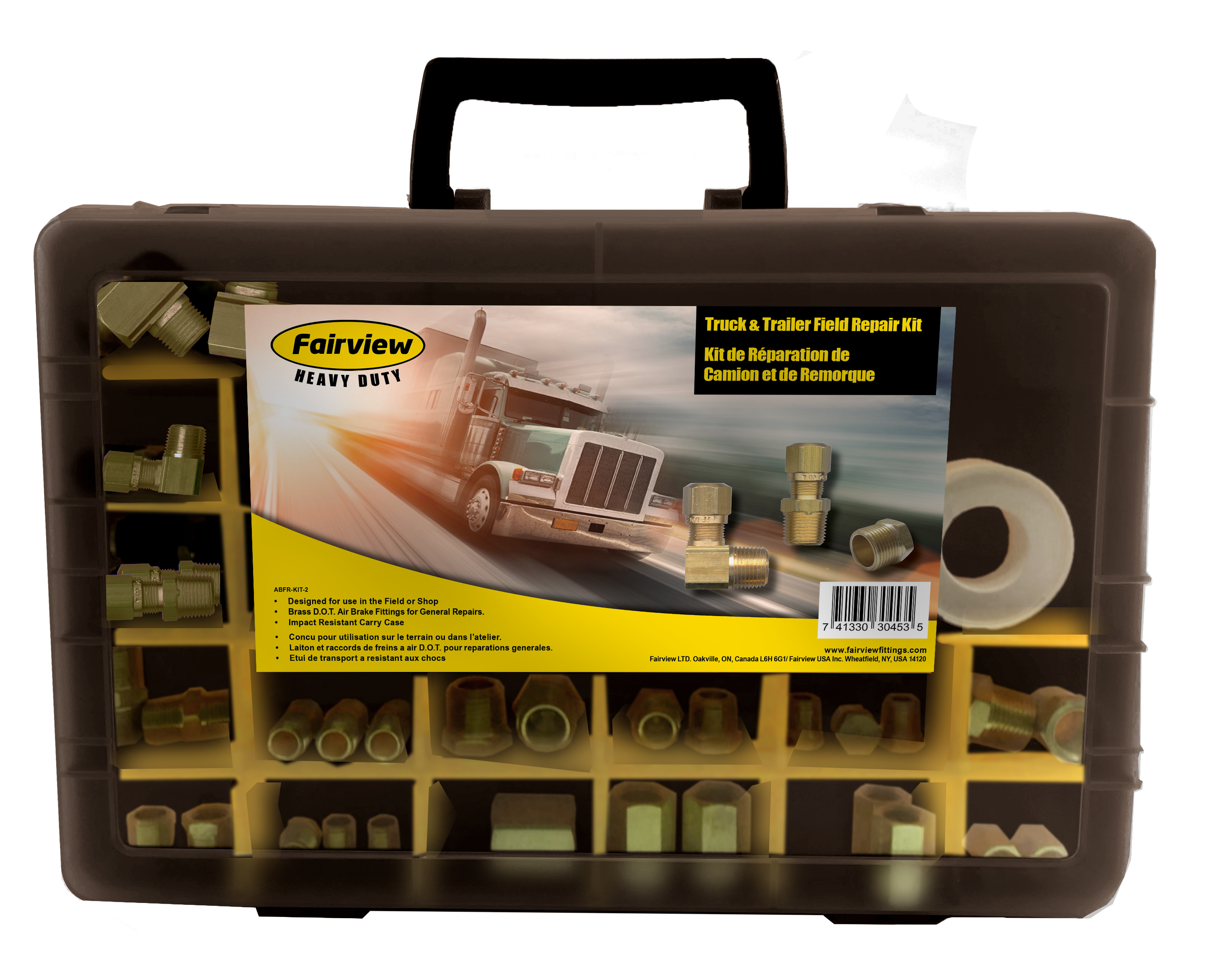 Fairview Air Brake PTC Fitting Kit Item #: FVF-ABFR-KIT-2-PC | RogueFuel.ca