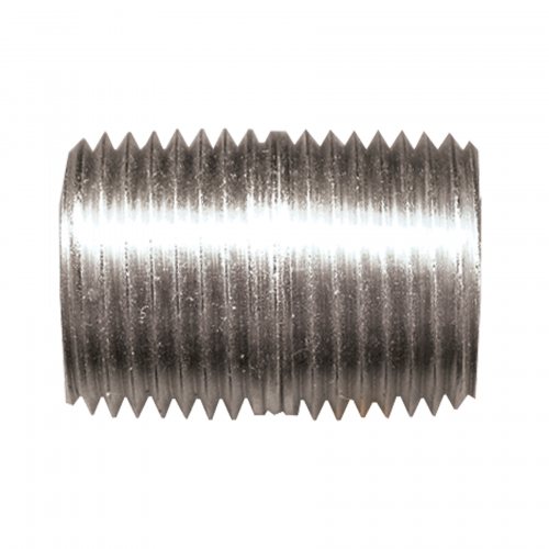 Fairview Steel Close Nipple;1/2MPT Item #: FVF-S1012-D | RogueFuel.ca