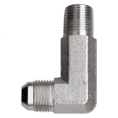 Fairview Steel 90Elb XLong;1/4MJICx1/4MPT Item #: FVF-S3749EL-4B | RogueFuel.ca