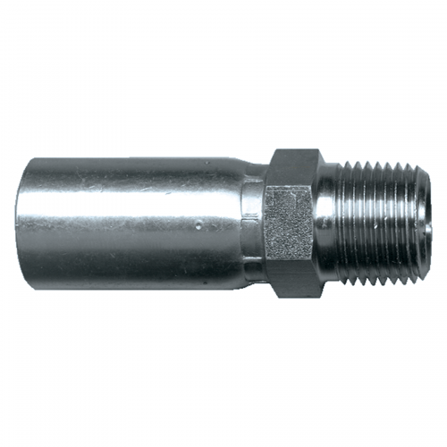 Fairview U Series Crimp End;3/8ID x1/4MPT Item #: FVF-SC625-6B | RogueFuel.ca