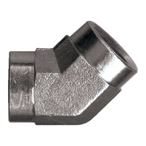 Fairview Steel 45Elbow;3/8FPT Item #: FVF-S1005-C | RogueFuel.ca