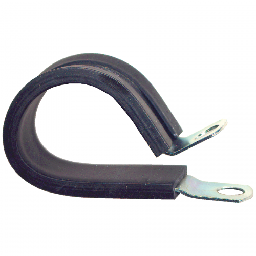 Fairview Rubber Cushion SS Strap;1/4 OD;1/4 Hole Item #: FVF-TSS17R-4 | RogueFuel.ca